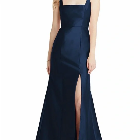 Bella Bridesmaids Dessy Group BB135 Satin Twill Dress - Picture 1 of 8